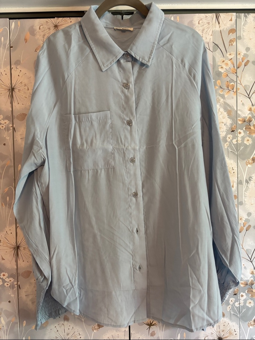 LA MIEL Light Blue Button-Down Shirt